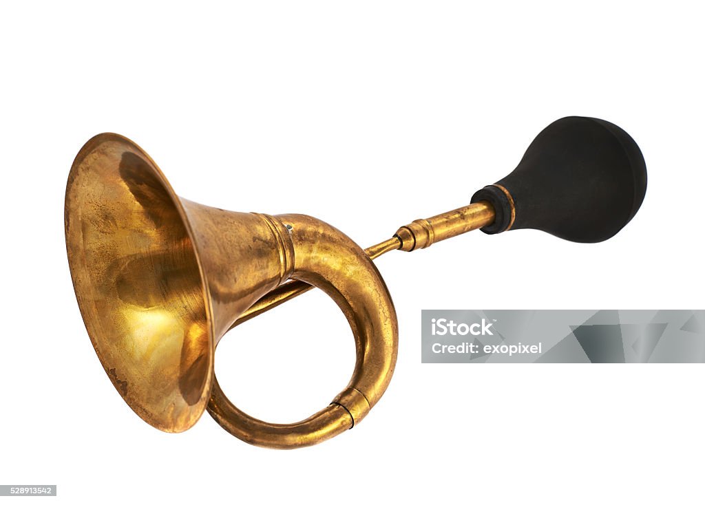 Horn Hupe Instrument Isoliert Stockfoto und mehr Bilder von