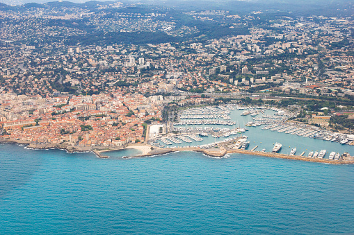 Aerial view of Antibes, French Riviera