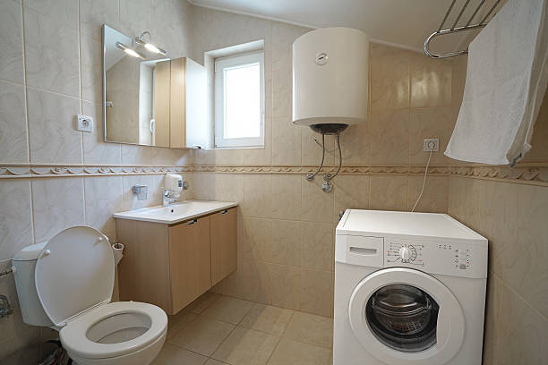 istock Interior of a bathroom 528916634