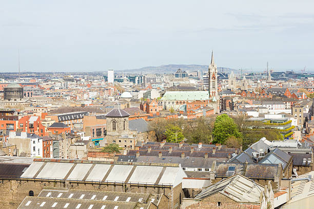 istock Aerial view of Dublin, Ireland 528917862