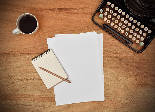 istock sheet of paper on desk writer 528919130