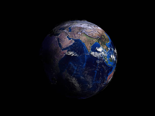 istock planet earth on black background view from space 3d illustration 528920680