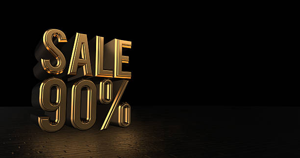 istock Luxury Design Promotion Sale - 3d Rendering 528922274