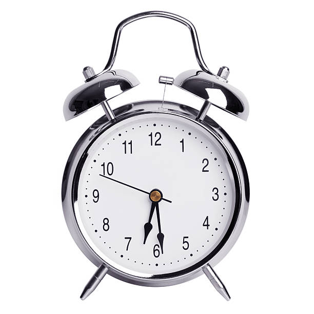 istock Half past six on an alarm clock 528926129
