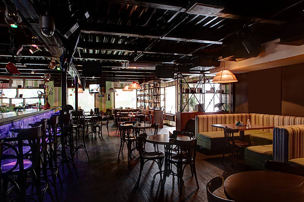 istock european restaurant in bright colors 528926291