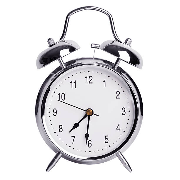 istock Half of the eighth on an alarm clock 528926505