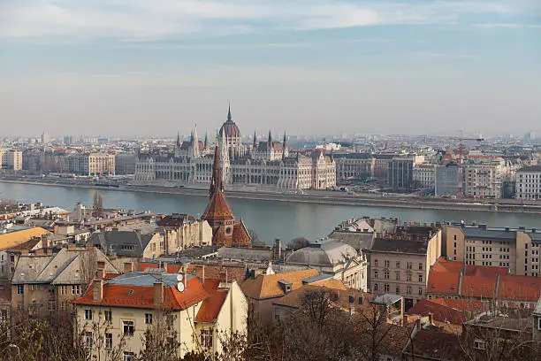 Photo of View of Budapest from the Buda hills, Hungary