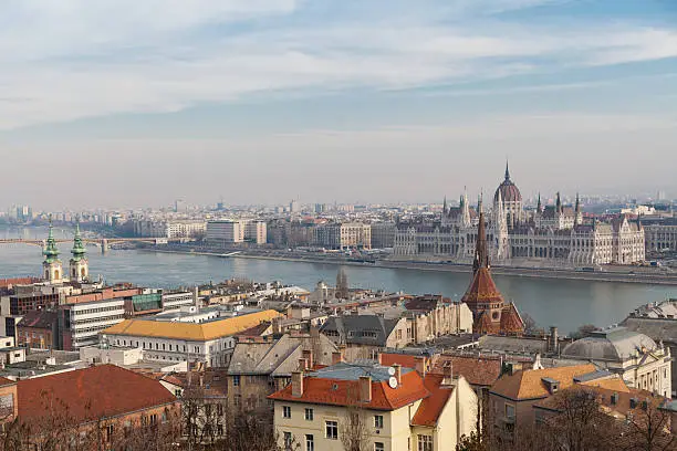 Photo of View of Budapest from the Buda hills, Hungary