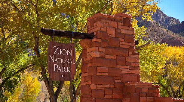istock Zion National Park Entrance in Fall 528931007
