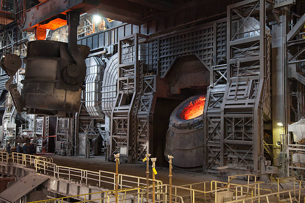 istock Steel Factory 528931097