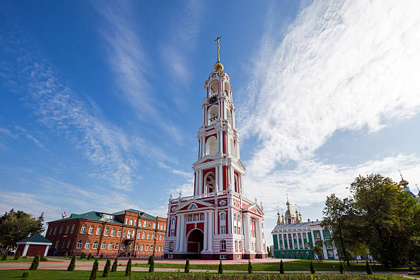 Russia. Tambov city. Bell Tower of Kazan Monastery Russia. Tambov city. Bell Tower of Kazan Monastery tambov oblast photos stock pictures, royalty-free photos & images