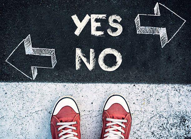 istock Yes and no dilemma 528953312