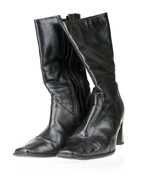 istock Women boots isolated on white 528954488