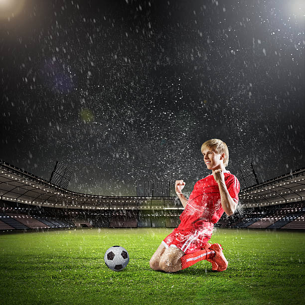 istock Football goal 528957569