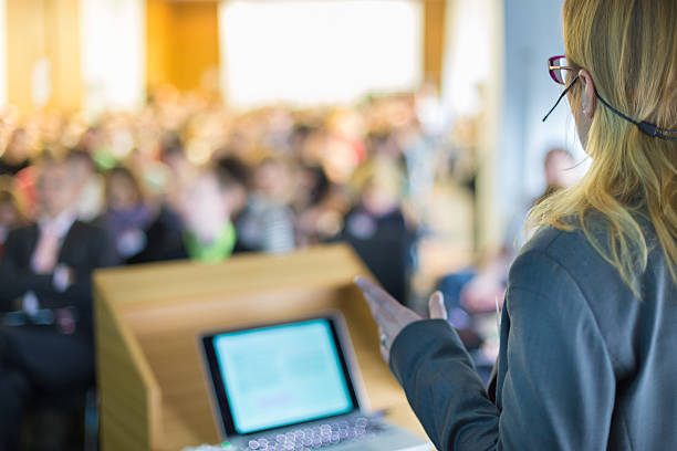 istock Speaker at Business Conference and Presentation. 528957619