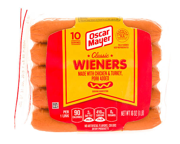 Oscar Mayer Hotdogs stock photo