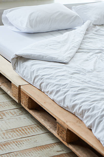 istock The bed of wooden pallets 528958372