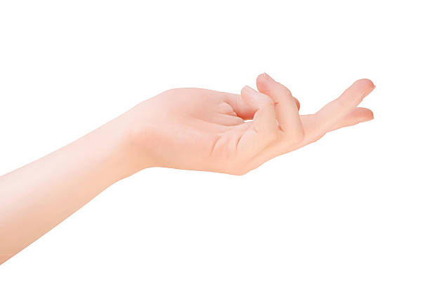 istock Woman hand in inviting or demanding gesture 528958640