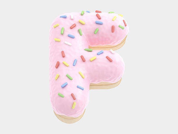istock Donut font pink cream 528958816