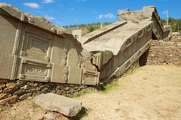 istock Obelisks of Axum (UNESCO World Heritage site), Ethiopia 528958863