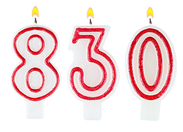 istock candles number eight hundred thirty isolated on white background 528959159
