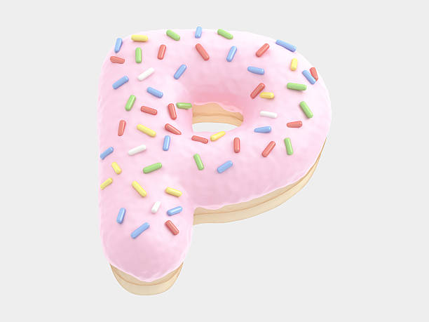 istock Donut font pink cream 528959252