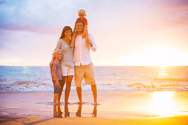 istock Happy Family on the Beach 528960967