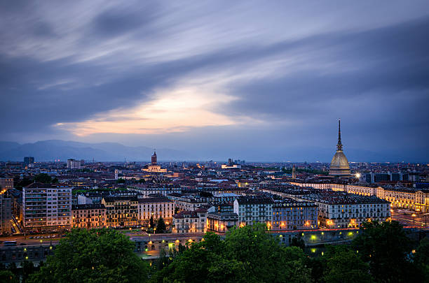 istock Turin (Torino), high definition panorama at twilight1 528961112