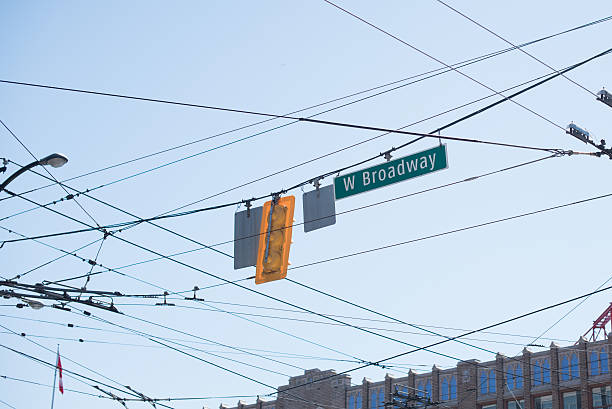 istock Broadway Street Sign Vancouver BC 528962730