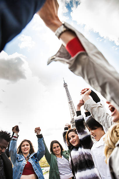 istock School trip in Paris - Outdoor lessons - Tour Eiffel 528965540