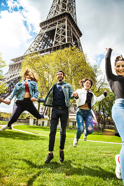 istock School trip in Paris - Outdoor lessons - Tour Eiffel 528966884