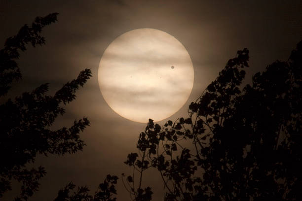 istock Rare planet Venus transit orbit across sun Denver Colorado 528971420
