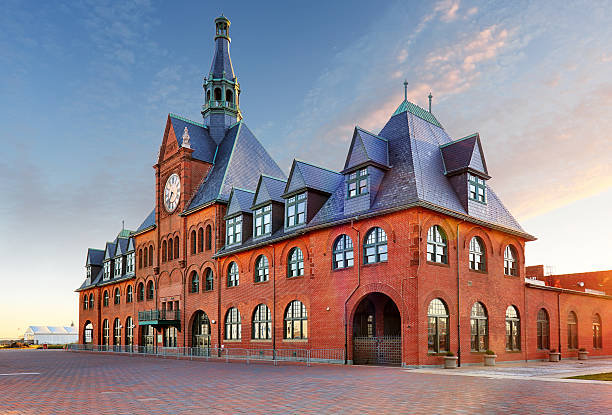 Central Railroad of New Jersey, Liberty State Park - New York Central Railroad of New Jersey, Liberty State Park - New York jersey city stock pictures, royalty-free photos & images