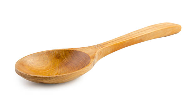 istock wooden spoon isolated on white background with clipping path 528978724