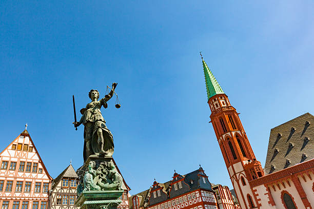 istock Justitia - Lady Justice - sculpture on the Roemerberg 528978764