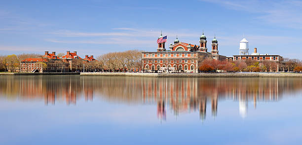 istock Ellis Island in New York harbor 528980502