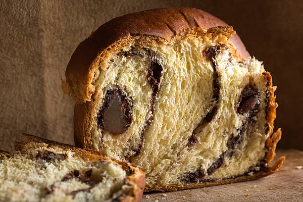 istock Romanian traditional sponge cake - Cozonac 528981222