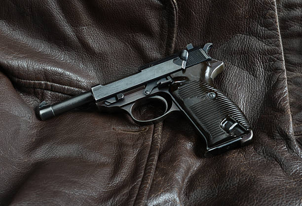 istock German officers sidearm. World War II vintage. 528981859