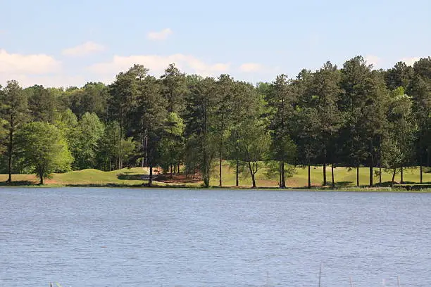 Lake Acworth over looking golf course