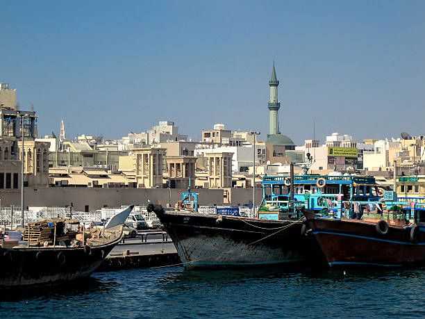 istock Dubai Creek and Deira with a Mosque 528983505