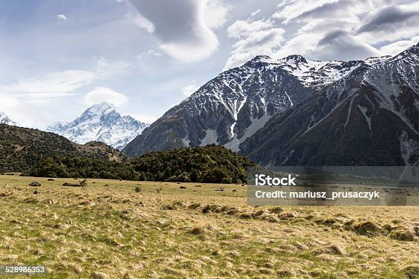 View Of Mt Cook National Park New Zealand Stock Photo - Download Image Now - Horizontal, Mt Cook, National Park