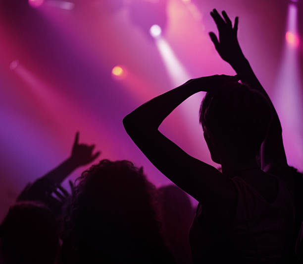 Music moves you Shot of adoring fans at a rock concert dubstep photos stock pictures, royalty-free photos & images