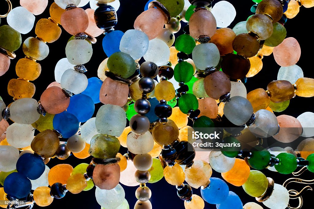 glass beads close up of glass beads Arts Culture and Entertainment Stock Photo