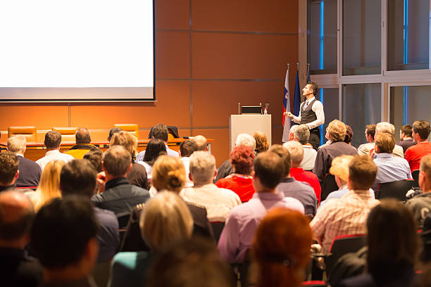 istock Speaker at Business Conference and Presentation. 529003897