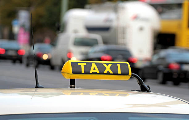 istock Taxi and traffic 529004829
