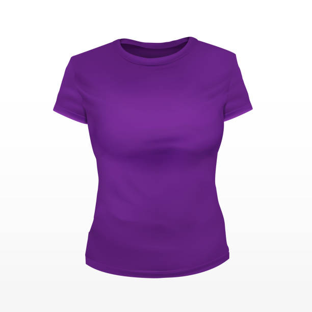 Purple Shirt Template Stock Photos, Pictures & Royalty-Free Images - iStock