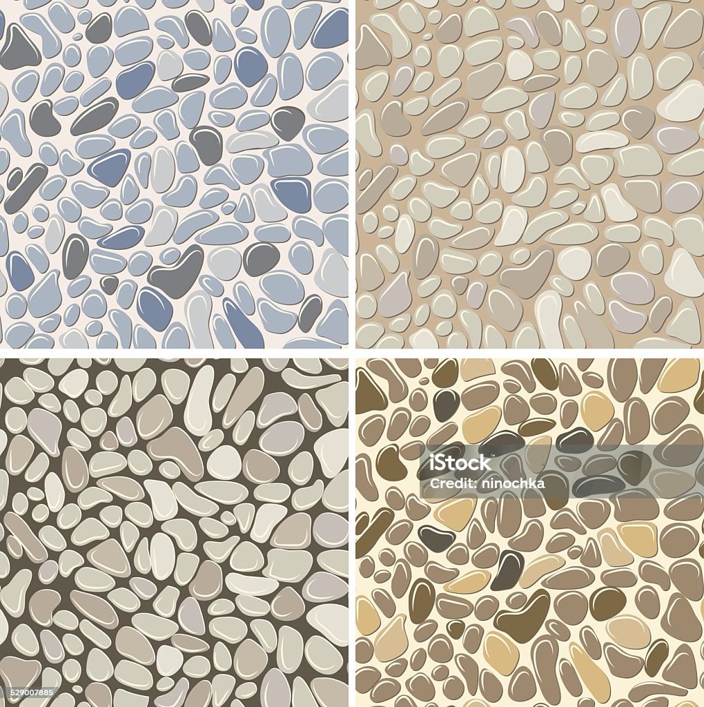 One Stone Pattern Seamless Stone Pattern Stock Illustration - Download Image Now - Stone ...