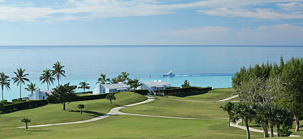 istock Golf Fairway looking to the Ocean 529007975
