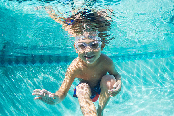 istock Young Boy Diving Underwater in Swimming Pool 529007987