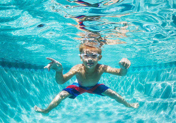 istock Young Boy Diving Underwater in Swimming Pool 529007993